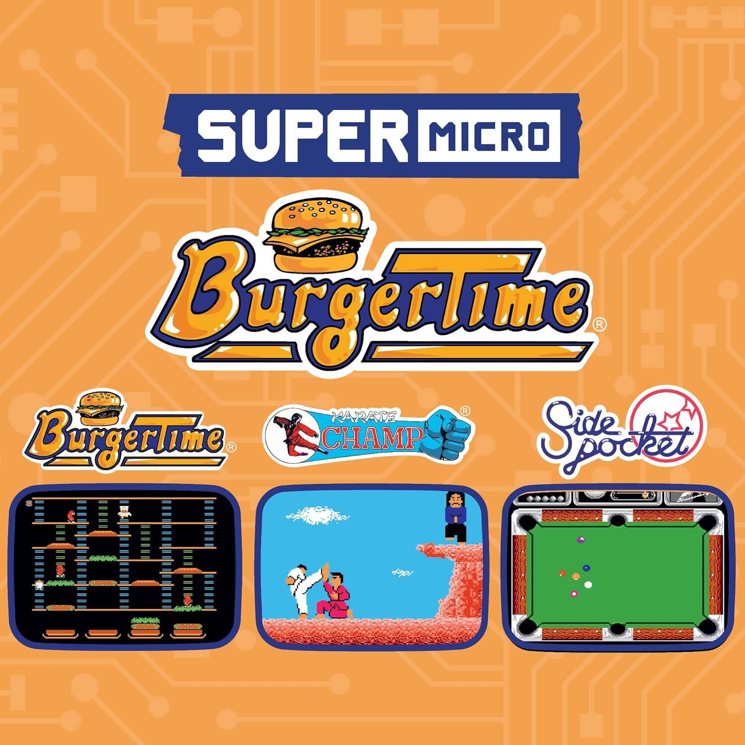 SUPER MICRO BurgerTime  
1A715 BurgerTime CHAMP  
Side Pocket