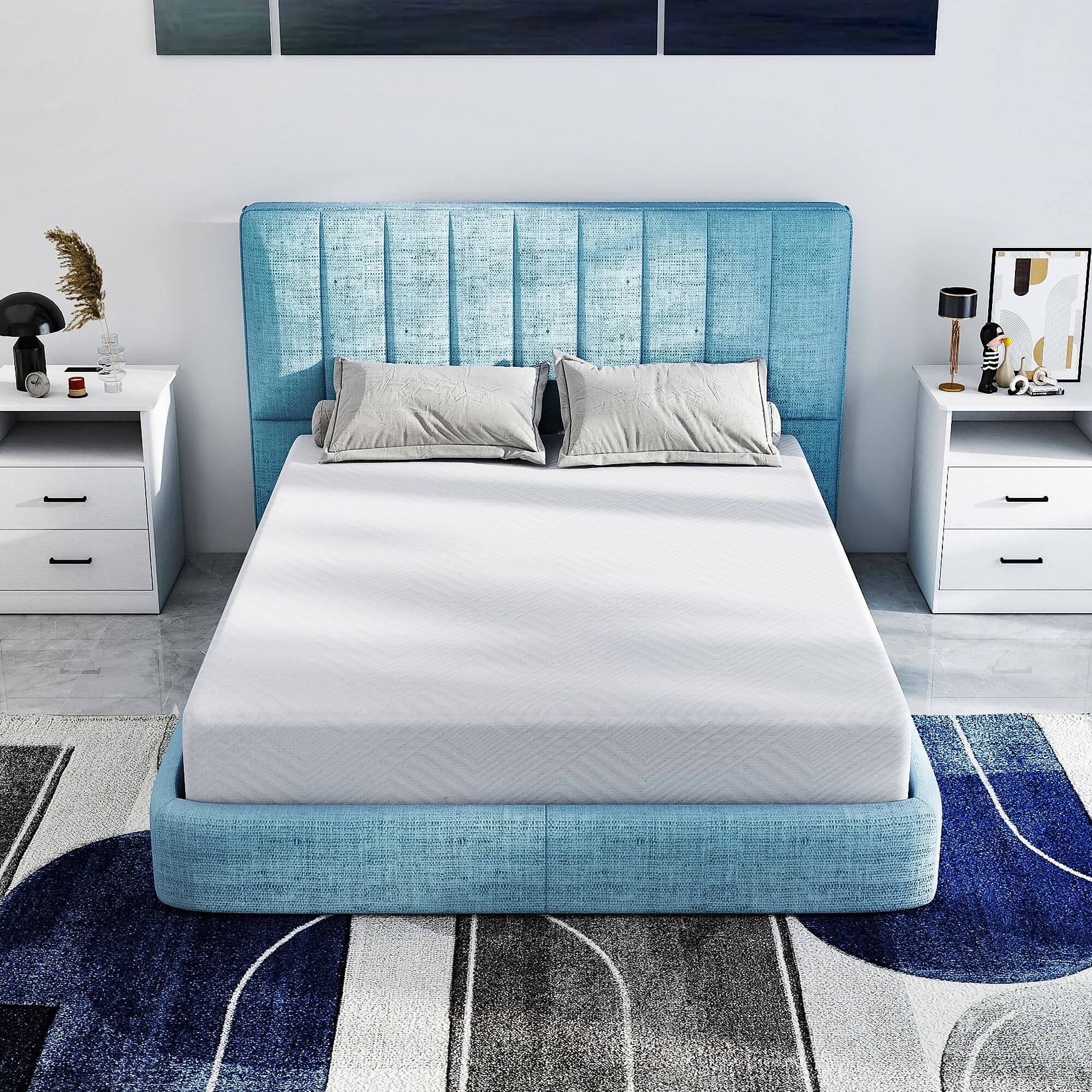 Alt View 5. Kadyn - Tea Memory Foam Mattress, Cooling Gel, Fiberglass-Free, CertiPUR-US Certified, Medium Firm - White.