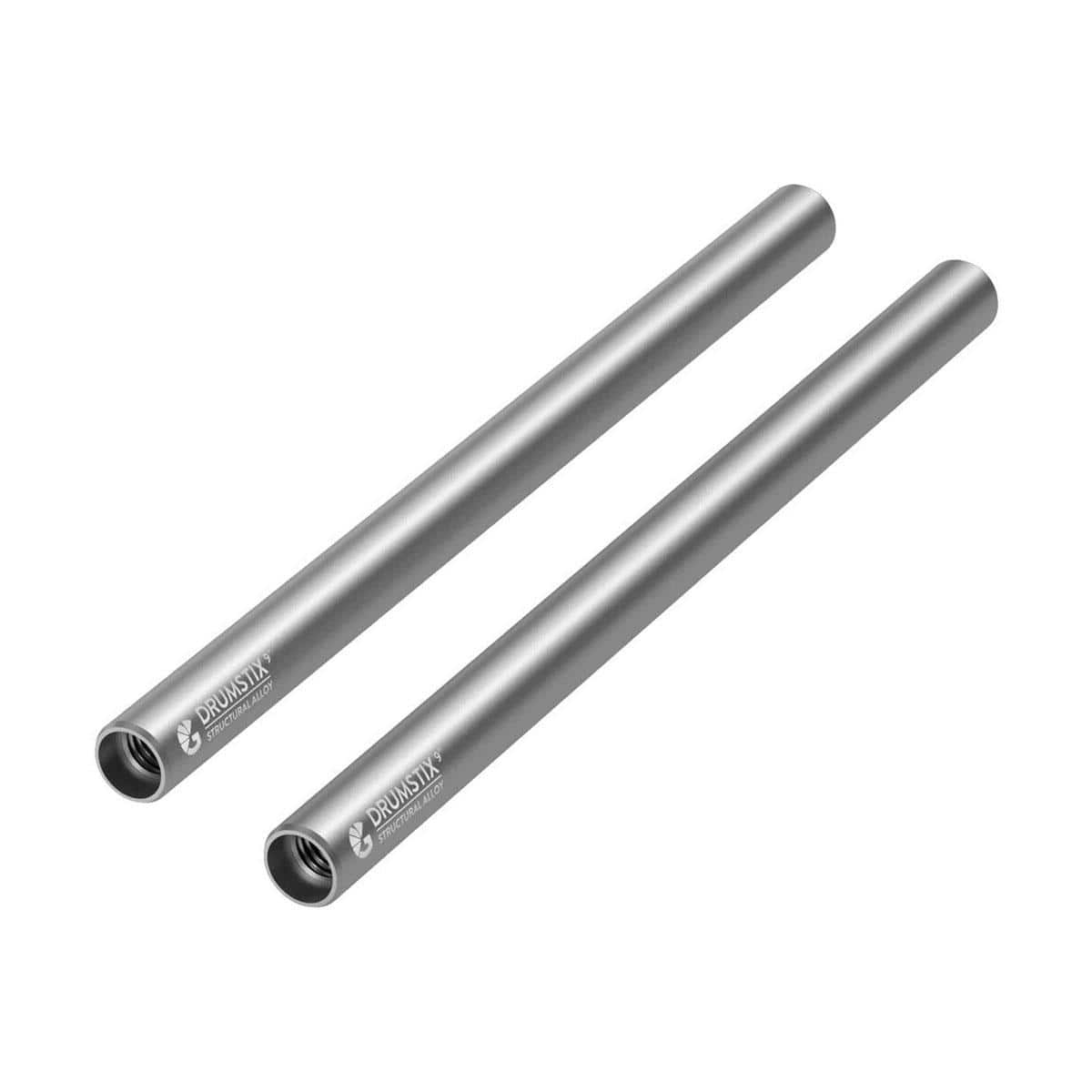 Bright Tangerine - Drumstix 15mm Structural Alloy Threaded Rod, 9", Pair