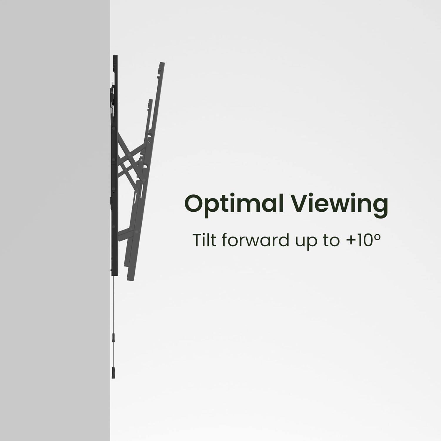 Optimal Viewing  
Tilt forward up to +10°
