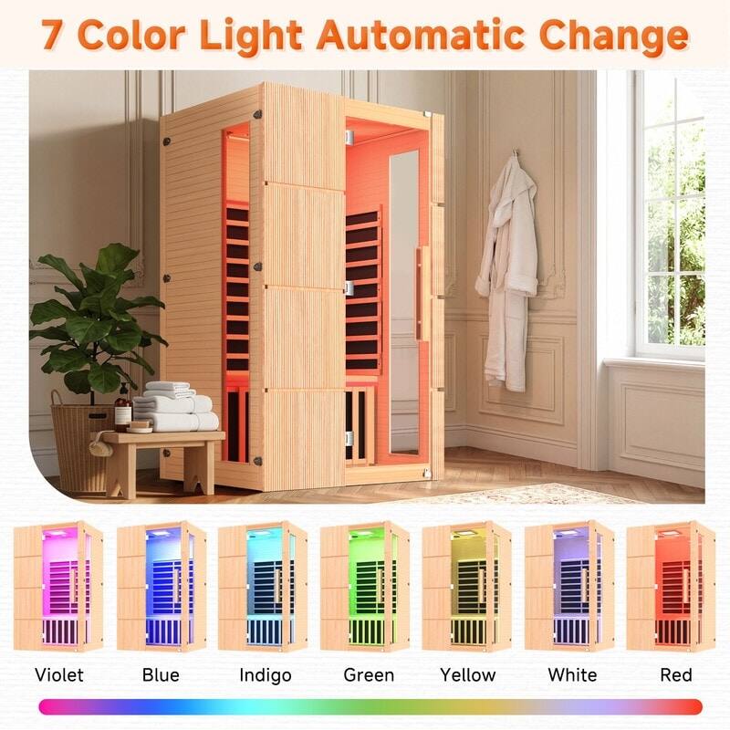 7 Color Light Automatic Change

Violet  
Blue  
Indigo  
Green  
Yellow  
White  
Red
