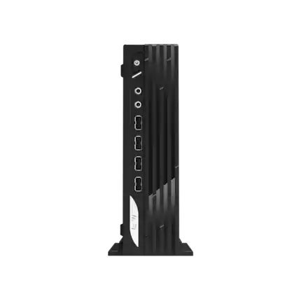 Front. MSI - MSI - PRO DP21 Desktop - Intel Core i5-13400 - 8GB Memory - 500GB SSD - WiFi 6E - Windows 11 Home - Black - Black.