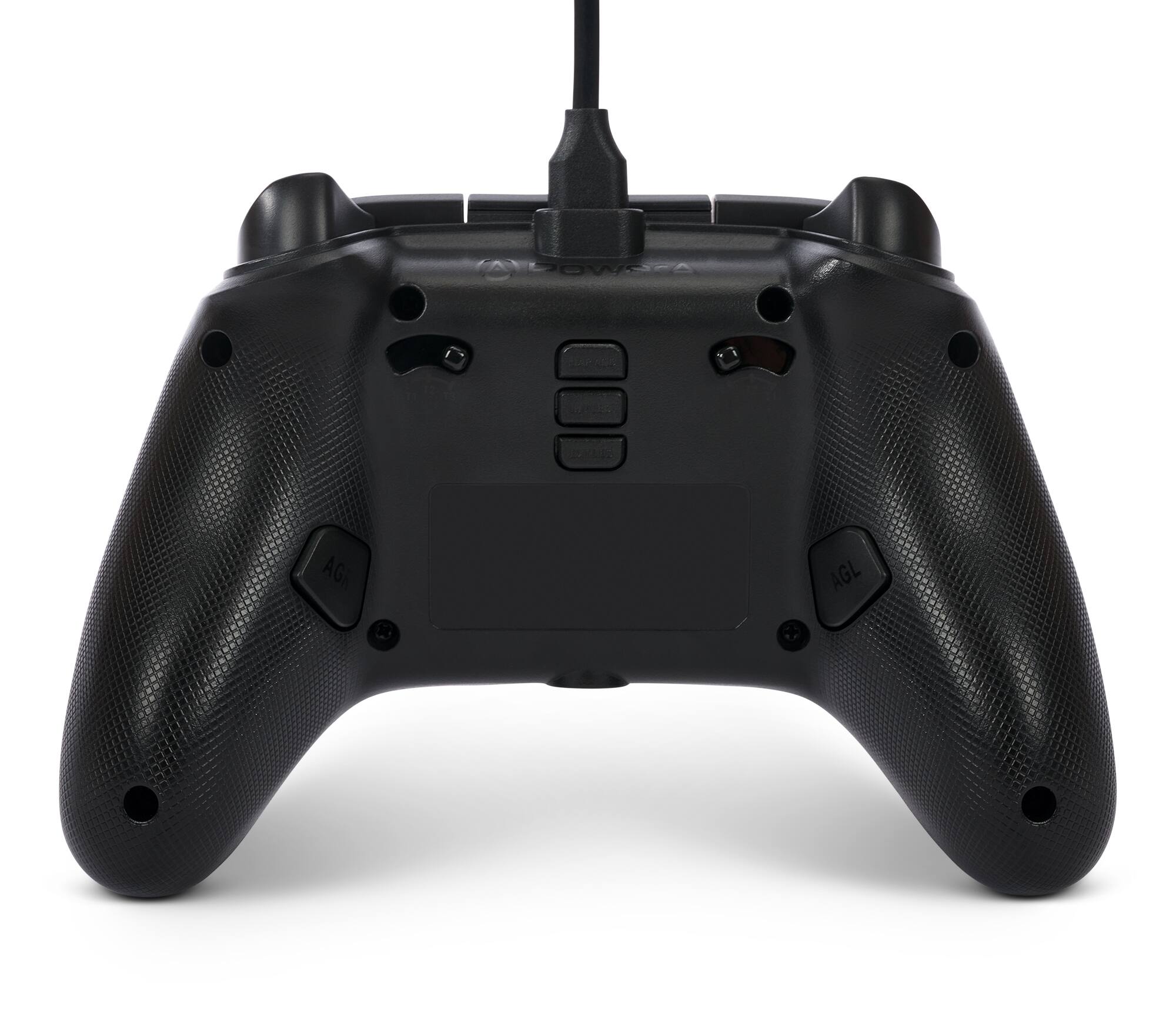Back. PowerA - PowerA Advantage Wired Controller for Xbox Series X|S with Lumectra - Black - Black.