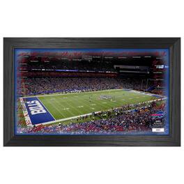 Highland Mint - Buffalo Bills 12" x 20" 2024 Signature Gridiron Panoramic Framed Photo - Multicolor