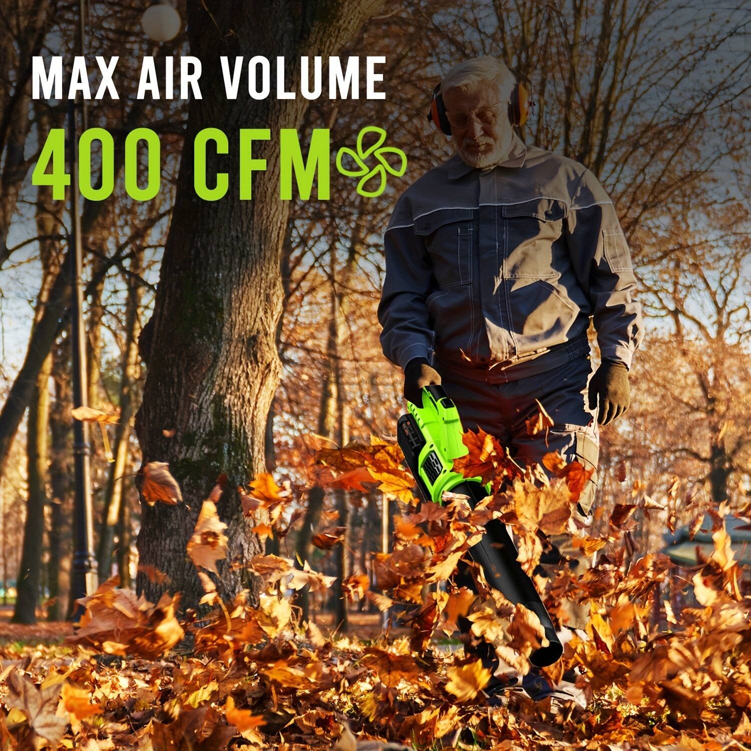 MAX AIR VOLUME  
400 CFM