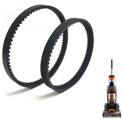 Front. BISSELL - 2 Pack Vacuum Belts Part #1606419.