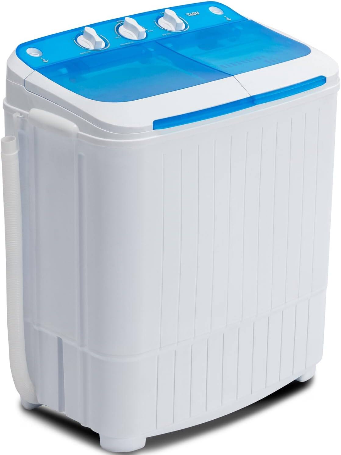 Front. Circus Cirle - 17.6Ibs Portable Washing Machine, Mini Washing Machine, - Blue.