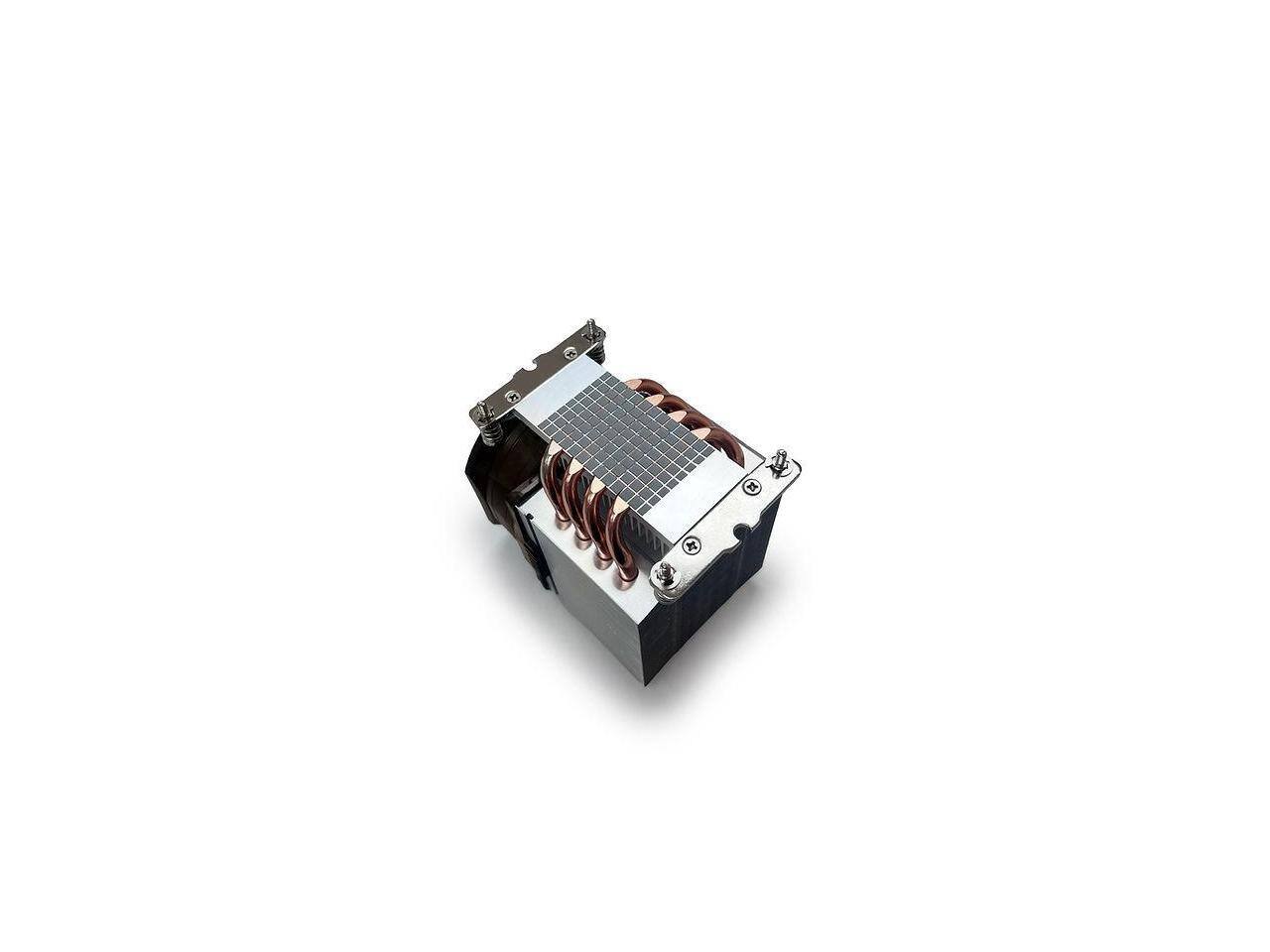 Back. Dynatron - a56 socket am4/am5 double ball 3u active air cooler - Black.