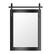 Front. LOVMOR - Rectangle Framed Wall Bathroom Vanity Mirror Accent Mirror - 22" x 30" - Black.