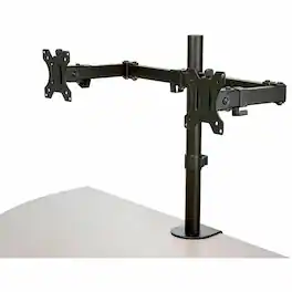 StarTech.com - Desk Mount Dual Monitor Arm - Ergonomic VESA Compatible Mount for up to 32 inch Display - Articulating - Black