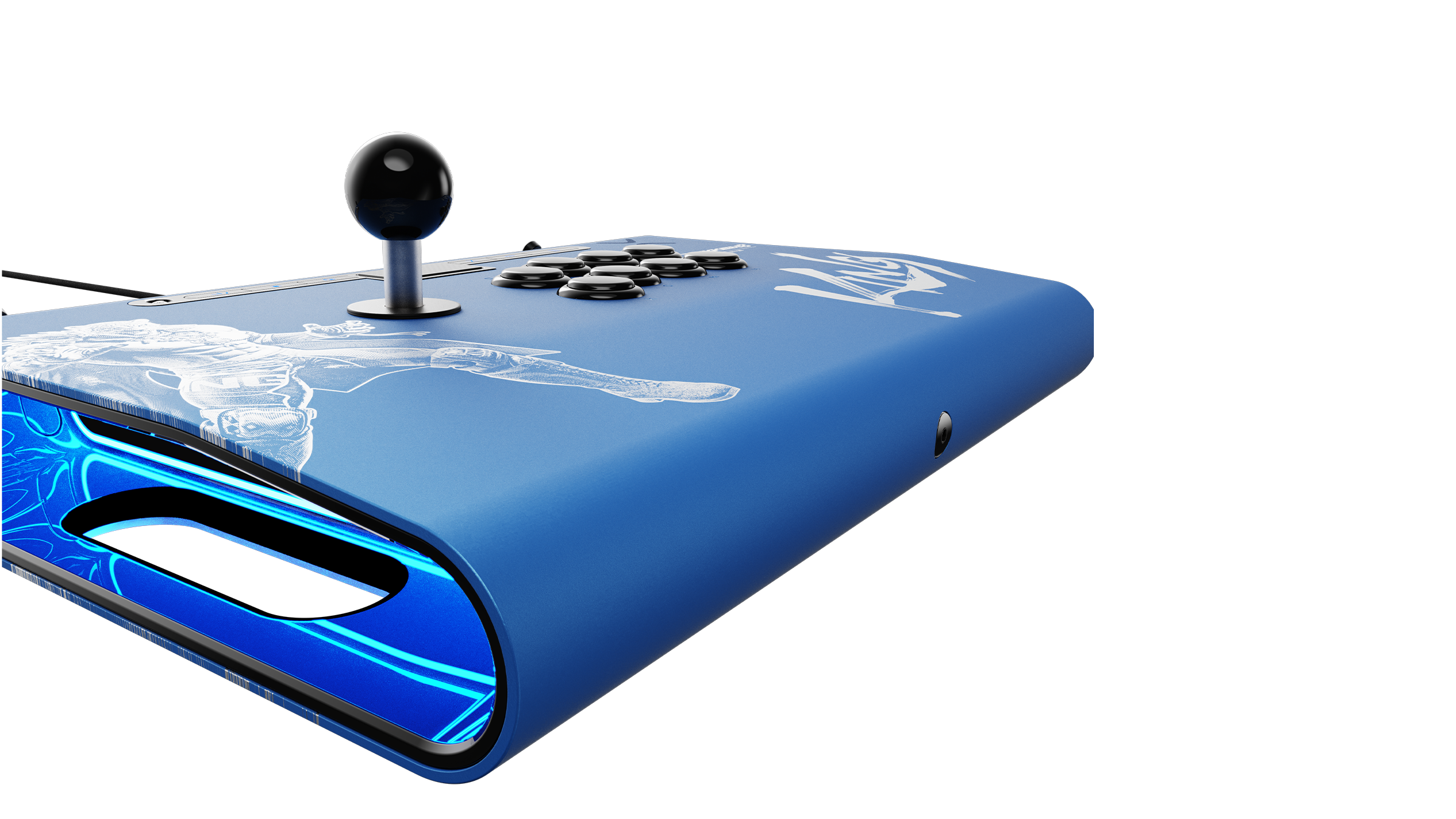 Angle. Performance Designed Prod - TEKKEN 8 Victrix™ Pro FS Arcade Fight Stick - Blue.