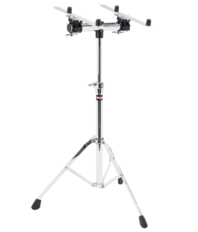 Front. Gibraltar Hardware - Electronic Mounting Station, Adjustable Laptop & Mixer Stand, with 18" Mounting Arms, Rubber Stoppers & T-Top.