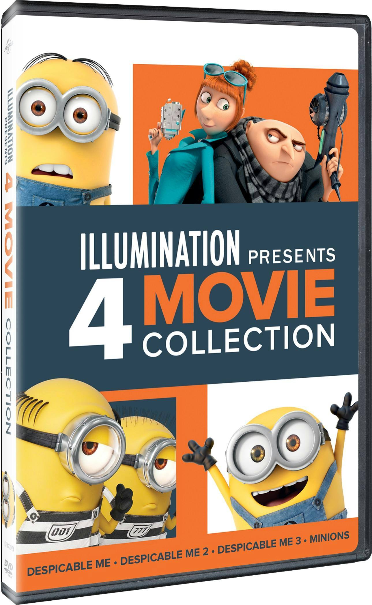 Angle. Despicable Me/Despicable Me 2/Despicable Me 3/Minions (Box Set) [DVD].