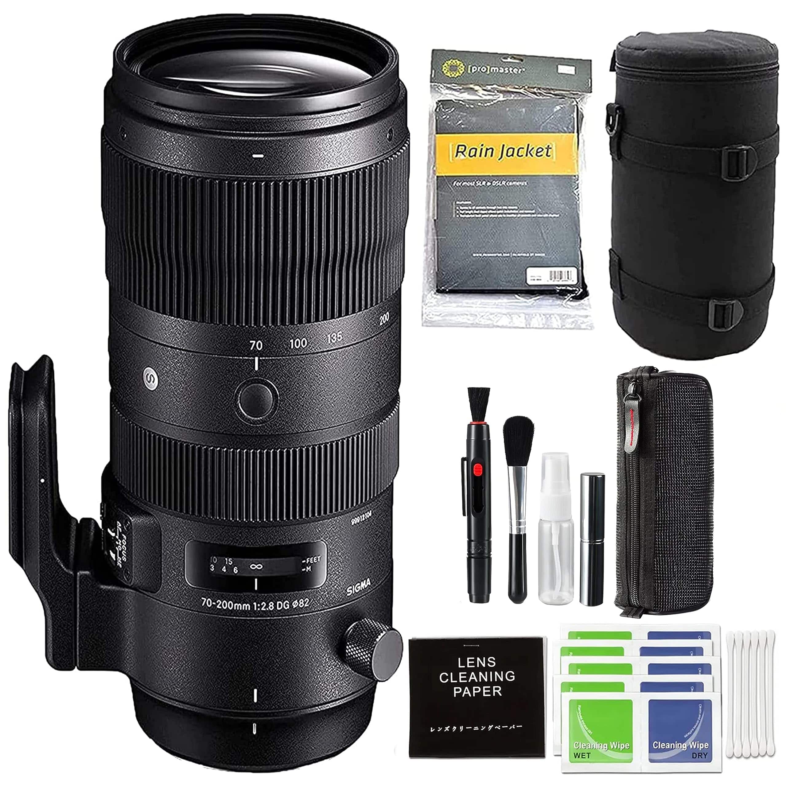 70-200mm F2.8 Sports DG OS HSM for Canon w/ Advanced Accessory Bundle | Sigma 70-200mm Lens - Black price history on PriceWatchPro