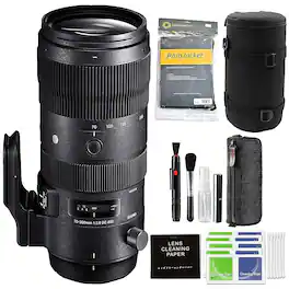 70-200mm F2.8 Sports DG OS HSM for Canon w/ Advanced Accessory Bundle | Sigma 70-200mm Lens - Black