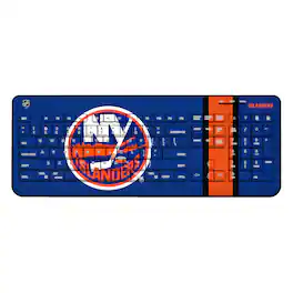 Keyscaper - New York Islanders Stripe Wireless Keyboard - Multicolor