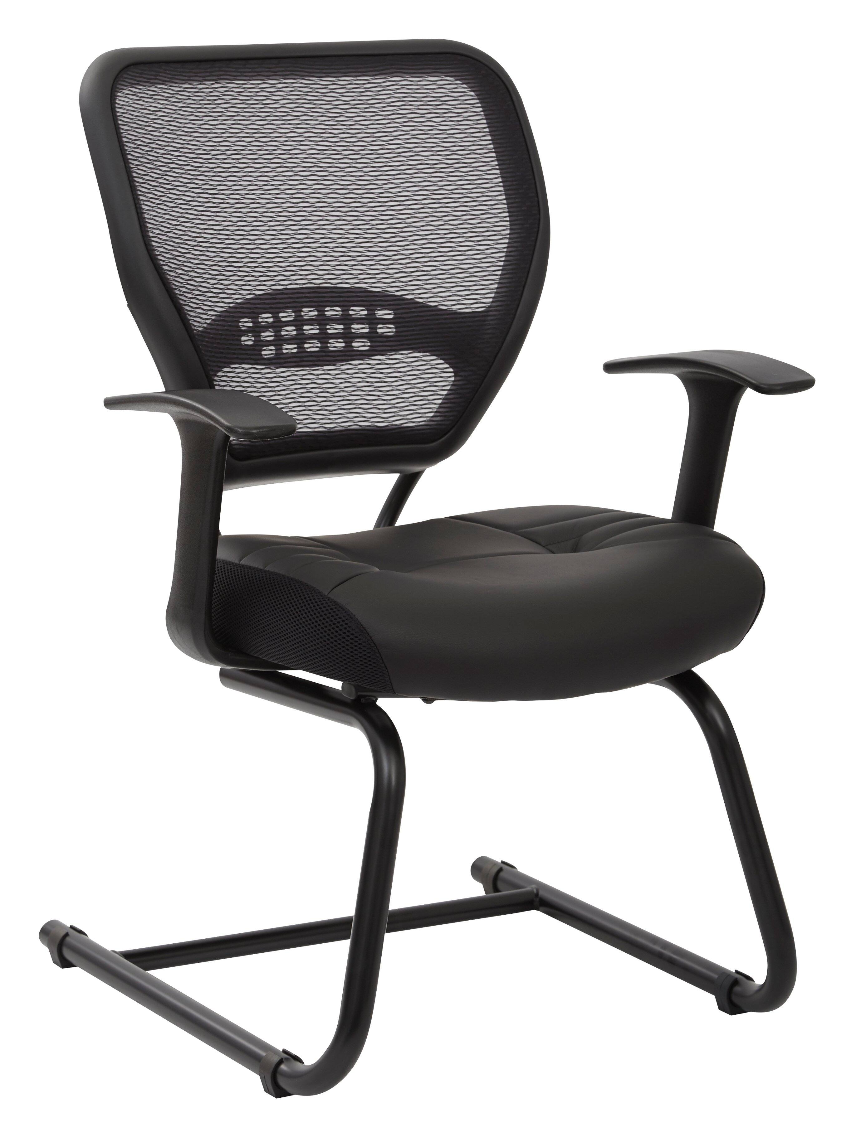 Angle. Office Star Products - Professional Visitors Office Chair - Black.