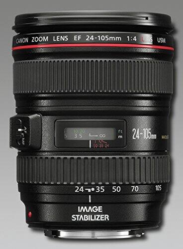 CANON ZOOM LENS EF 24-105mm 1:4 L IS USM

24-105mm

IMAGE STABILIZER

AF MF

24 35 50 70 105

ft m

5 35 50 24