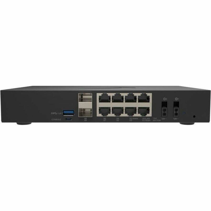Sure, here is the corrected and grouped text from the image:

- Console
- X1
- X2/WAN
- X3
- X4/WAN
- X5/WAN
- X6/WAN
- X7/WAN
- X8/WAN
- X9
- X10
- X11
- X12
- 12V
- 129