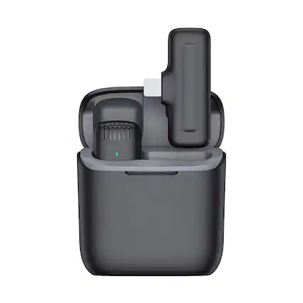 Front. Cluzine - Dual Wireless Lavalier Microphones, Type-C, 20M Range, Plug & Play for Android, Live Stream.