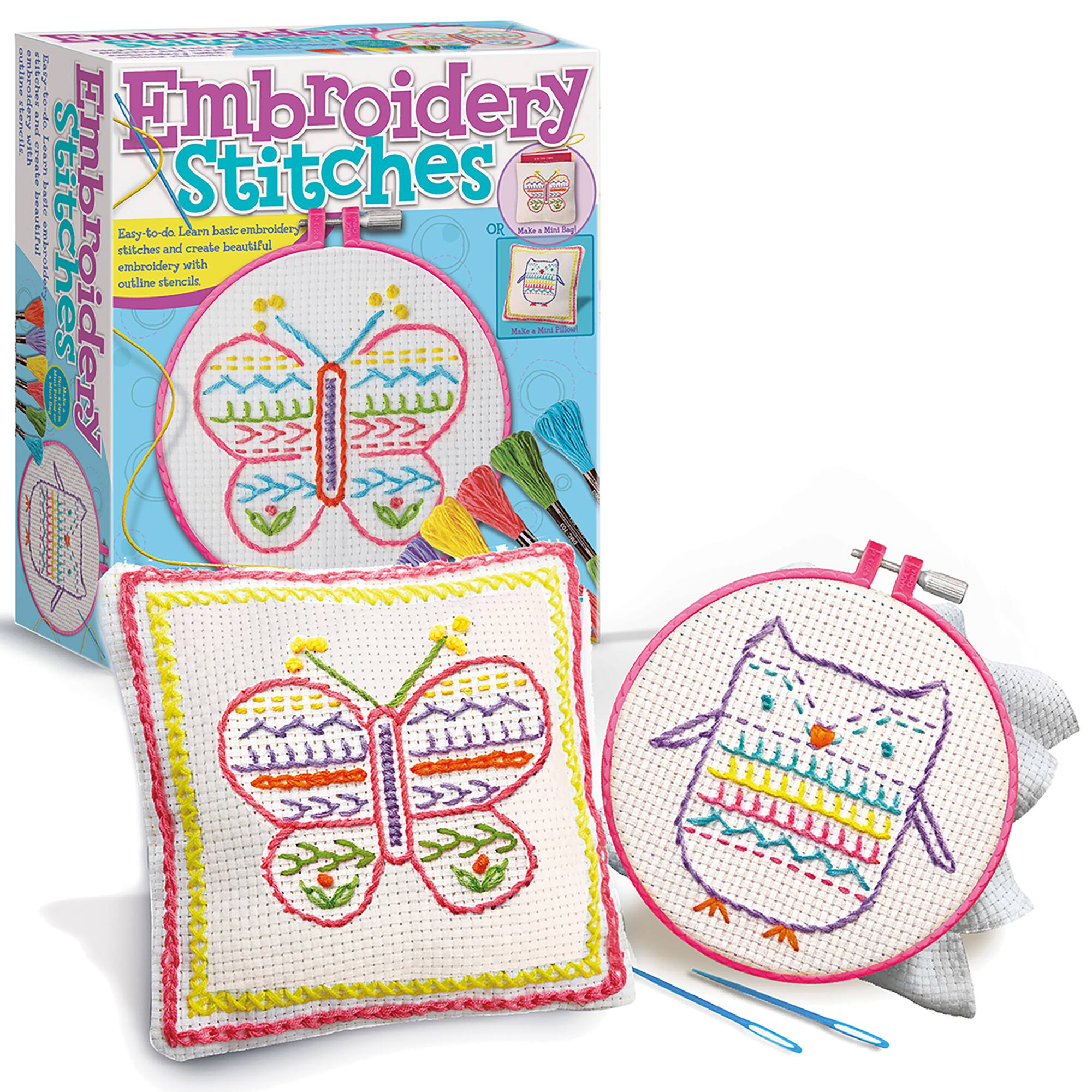 Embroidery Stitches: Learn to do stitcher and create beautiful embroidery.