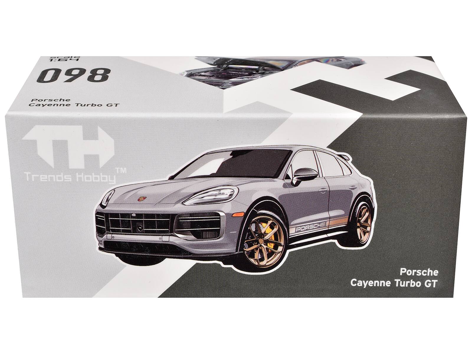 1:64 098  
Porsche Cayenne Turbo GT  
TH Trends Hobby  
PORSCHE