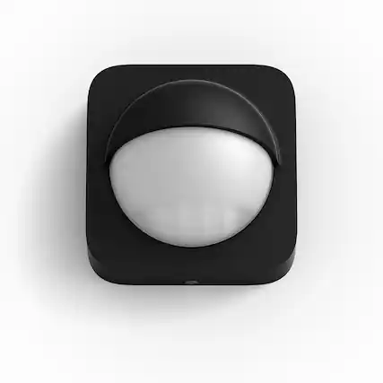 Front. Philips - Hue Outdoor Motion Sensor - Black And White.