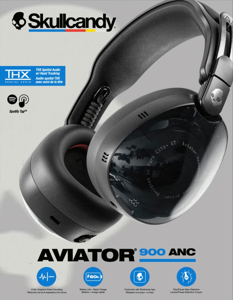 Skullcandy Aviator 900 ANC Wireless Noise Cancelling Over