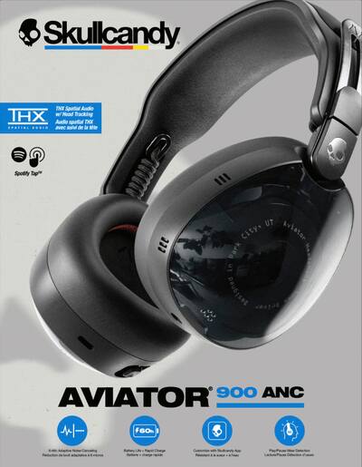 Skullcandy Aviator 900 ANC Wireless Noise Cancelling Over Ear Skullcandy Aviator 900 ANC Wireless Noise Cancelling Over Ear