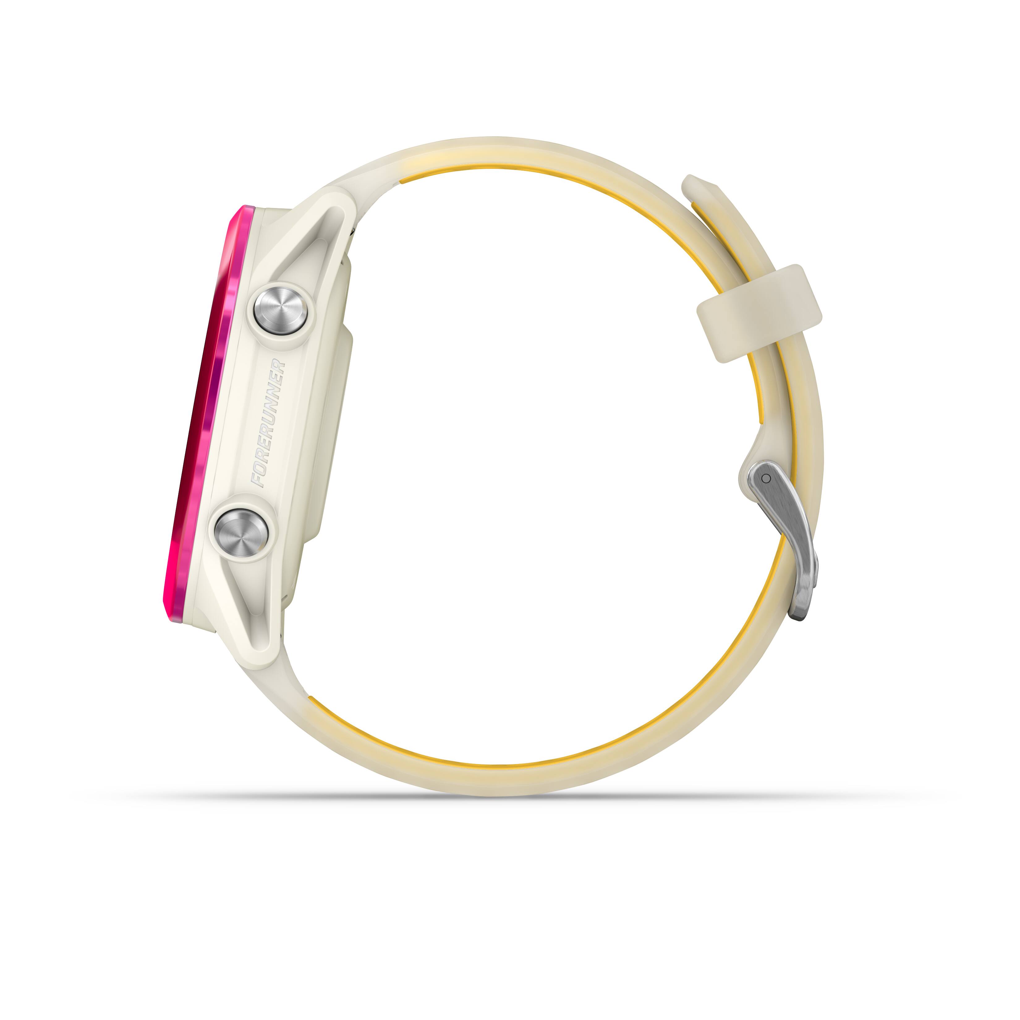 Alt View 7. Garmin - Forerunner 570 GPS Smartwatch 42 mm Aluminum - Raspberry Aluminum.