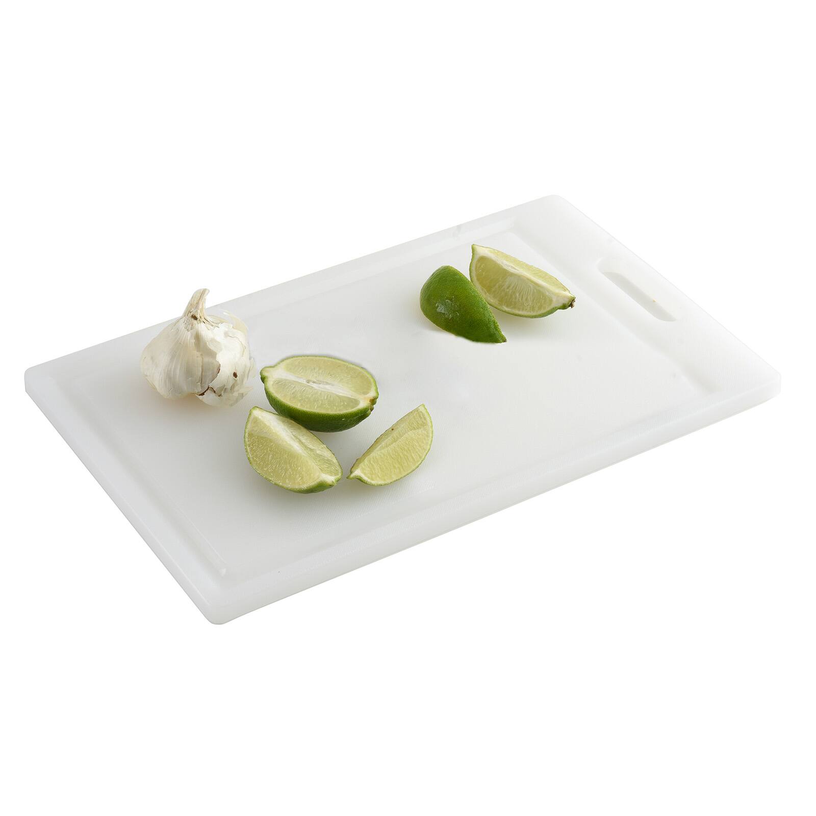 Alt View 1. Norpro - Professional 8.5-Inch x 14.5-Inch Cutting Board, White - White.