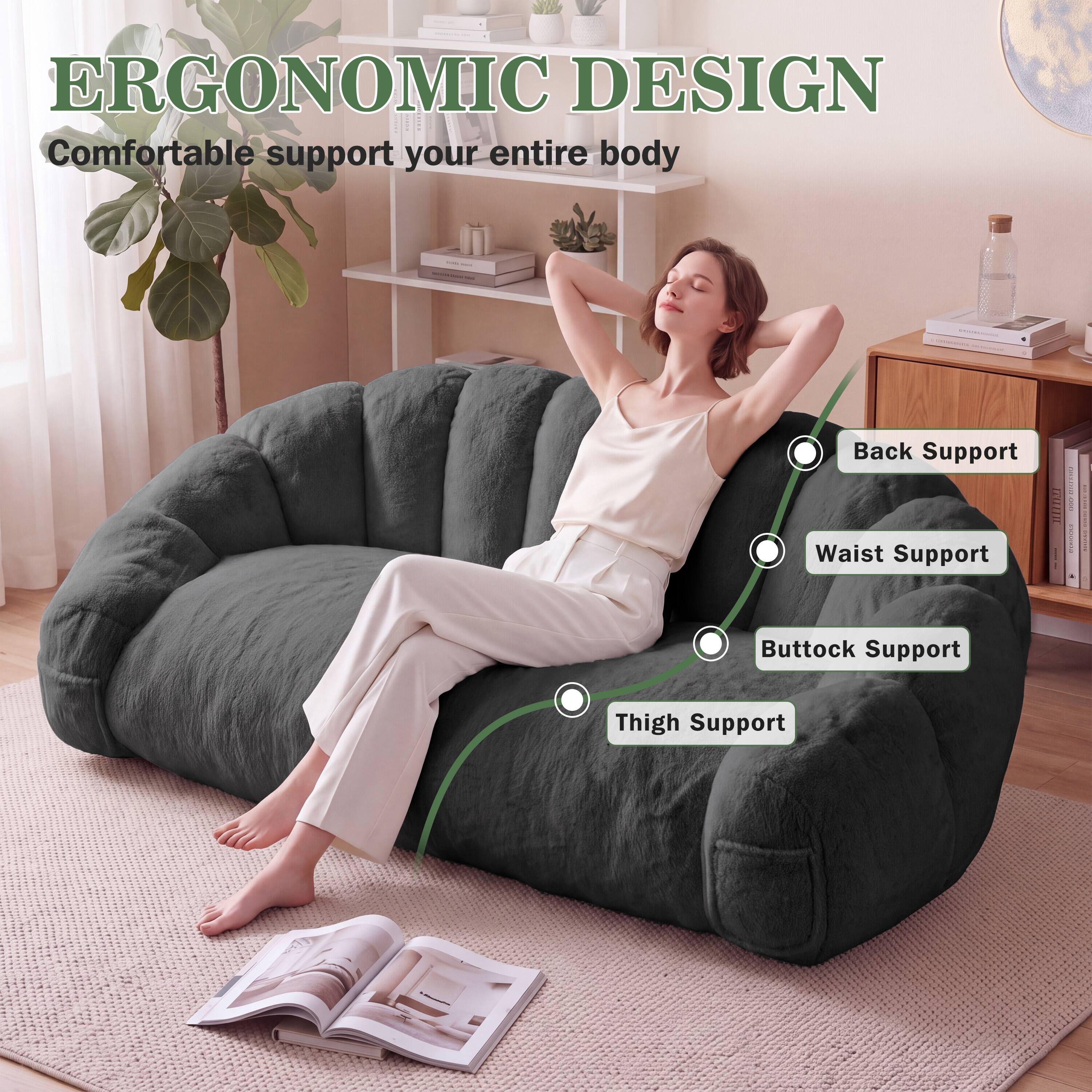 ERGONOMIC DESIGN  
Comfortable support your entire body

Back Support  
Waist Support  
Buttock Support  
Thigh Support