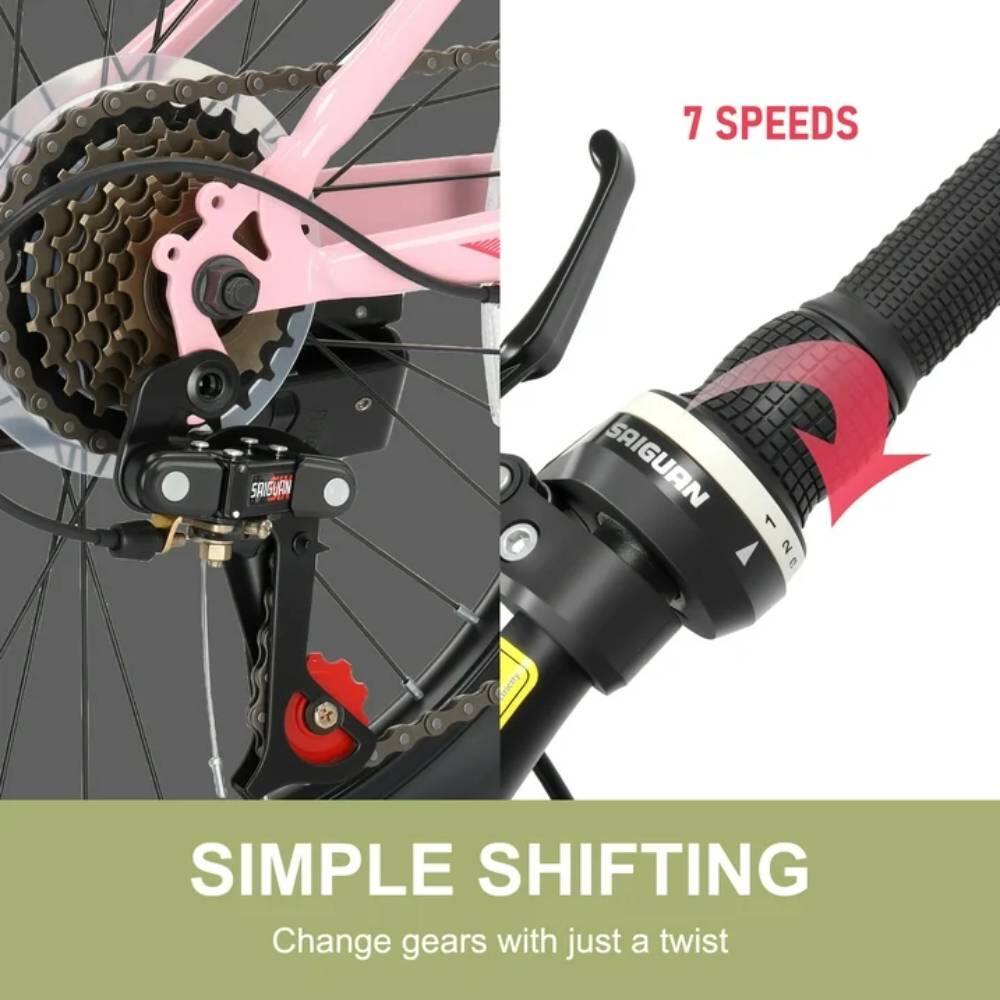 7 SPEEDS  
SAIGUN  
1 12 2  
SIMPLE SHIFTING  
Change gears with just a twist