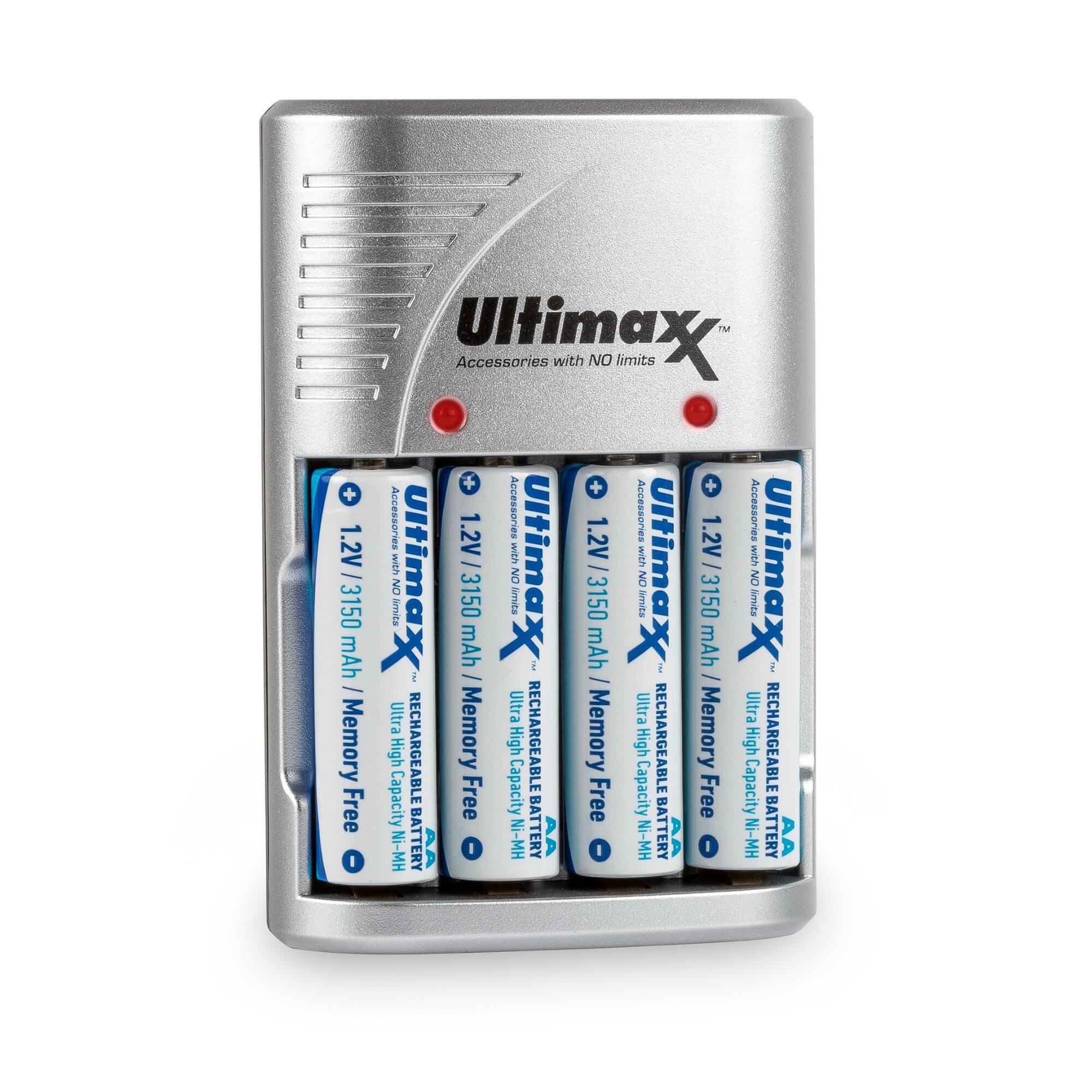 Ultimax Accessories with NO limits
1.2V / 3150 mAh
Ultra High Capacity
RECHARGEABLE
Memory Free
Ni-MH BATTERY