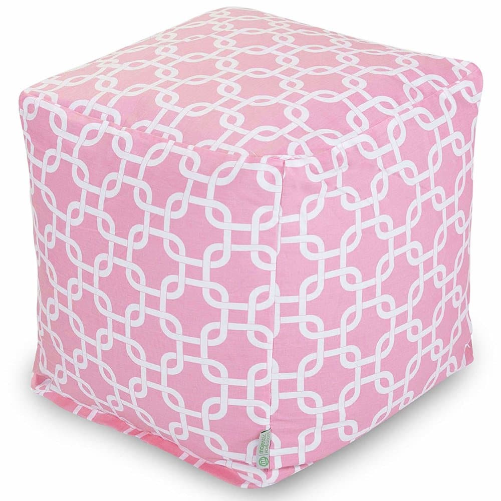 Photos - Pouffe / Bench Cube Majestic Home - Pouf Links Soft - Pink 85907210101