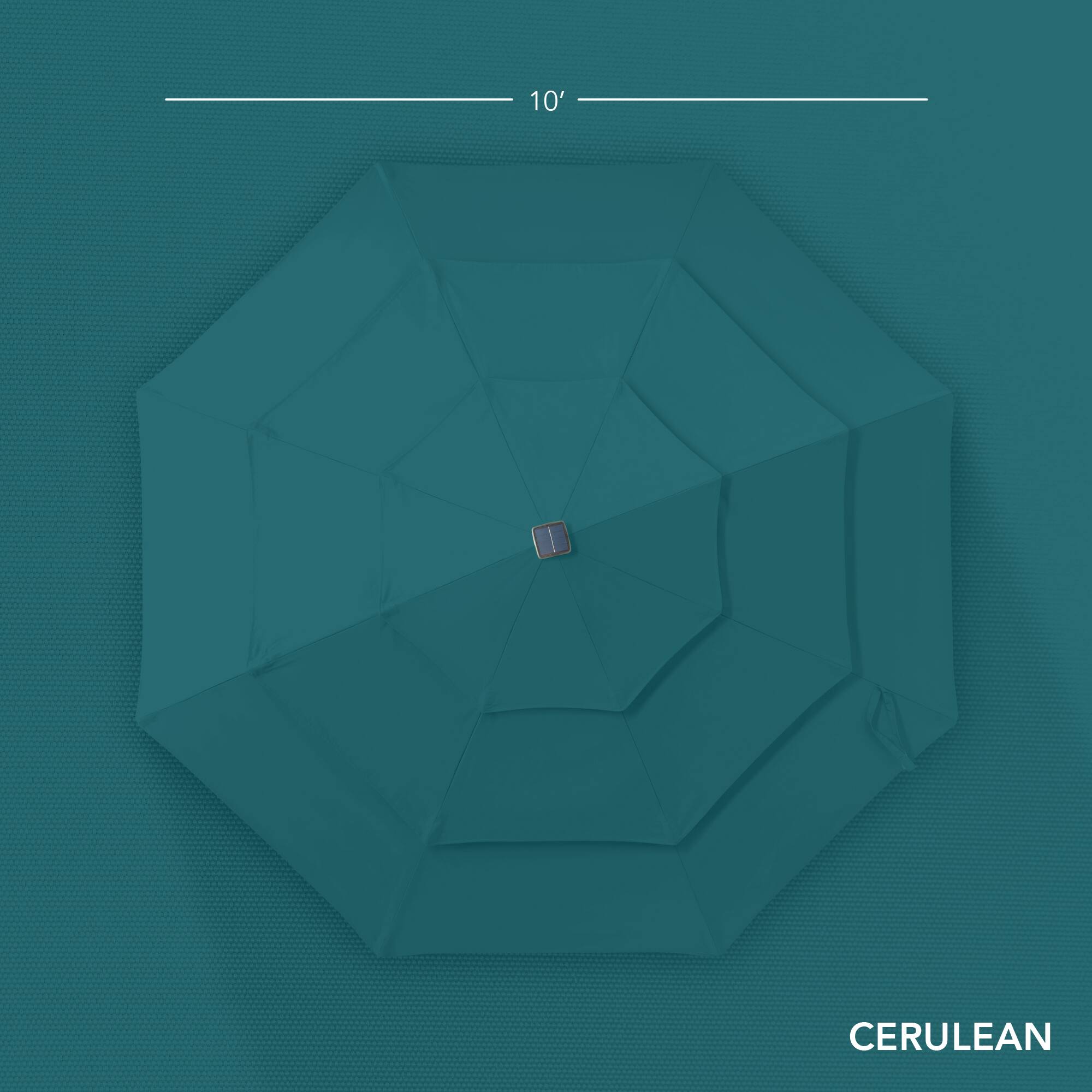 The text on the image is "10' CERULEAN" and "CERULEAN."