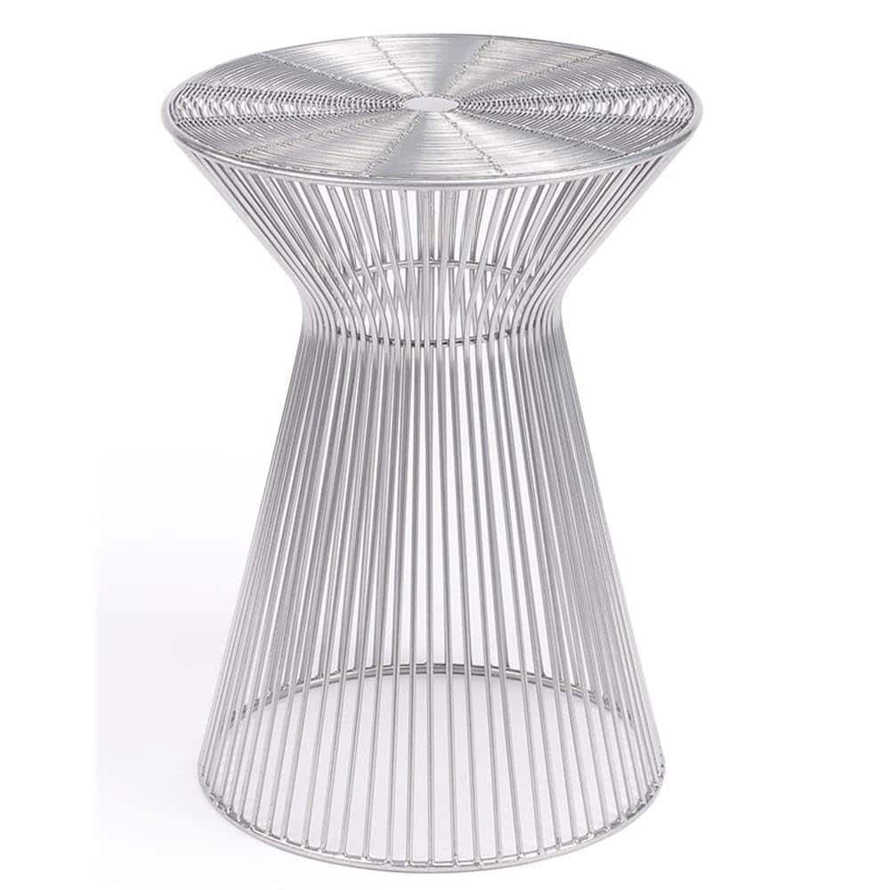 Butler Specialty - Greeley Metal Side Table - Silver