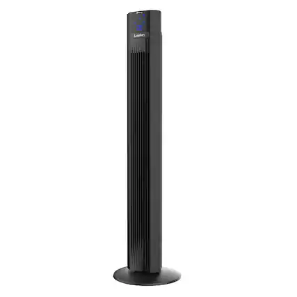 Front. Lasko - Lasko Xtra Air 48 Inch Extended Airflow Oscillating Digital Tower Fan, 4 Speeds - Black.