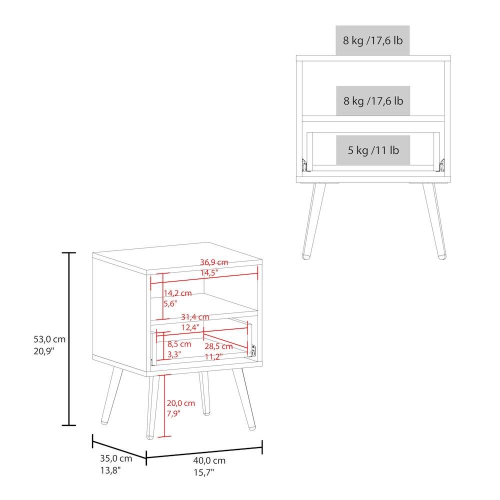 8 kg / 17,6 lb  
8 kg / 17,6 lb  
5 kg / 11 lb  

36,9 cm / 14,5"  
53,0 cm / 20,9"  
14,2 cm / 5,6"  
31,4 cm / 12,4"  
8,5 cm / 3,3"  
28,5 cm / 11,2"  
20,0 cm / 7,9"  
35,0 cm / 13,8"  
40,0 cm / 15,7"
