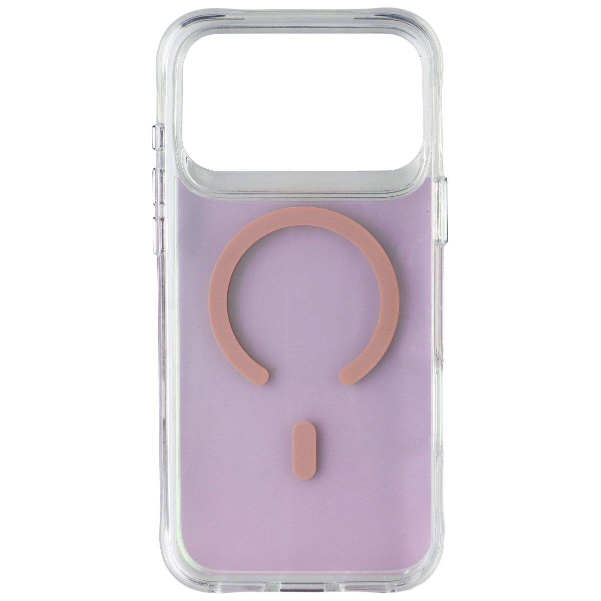 Front. Prodigee - Glow Series Case for MagSafe for Apple iPhone 17 Pro Max - Iridescent - Iridescent.