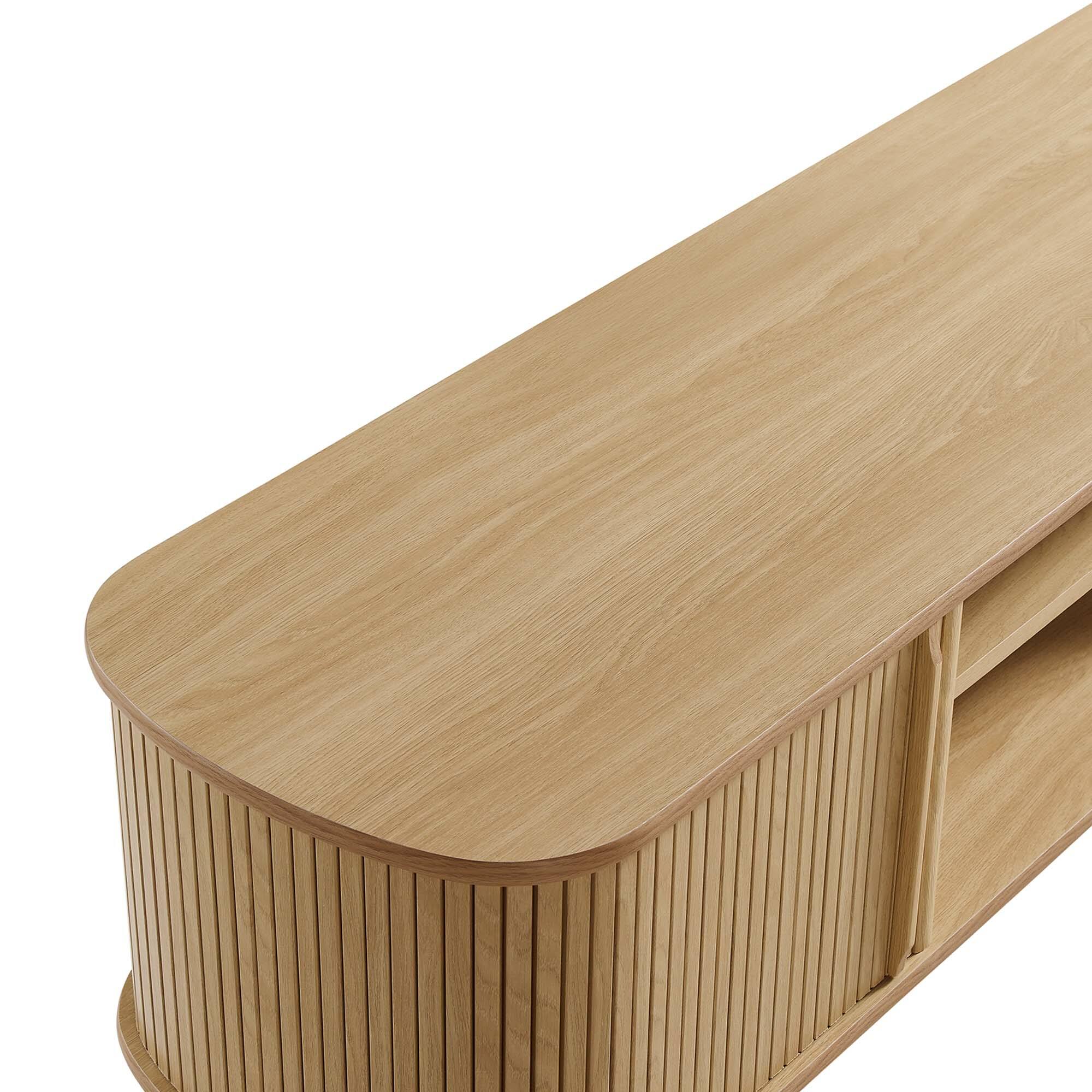 Alt View 4. Modway - Contour 55" TV Stand by Modway - Oak.