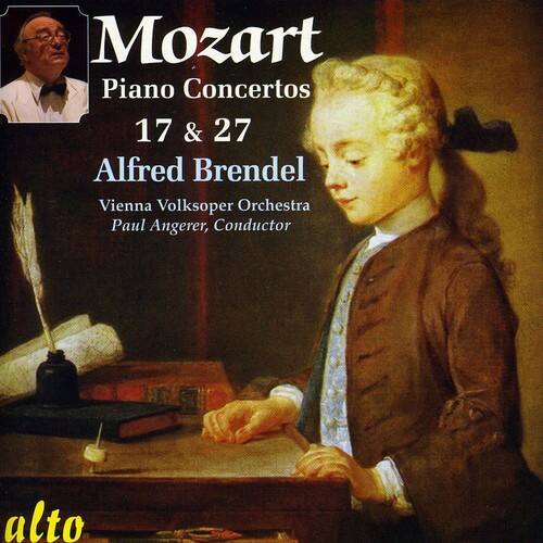 Mozart  
Piano Concertos  
17 & 27  
Alfred Brendel  
Vienna Volksoper Orchestra  
Paul Angerer, Conductor  

alto
