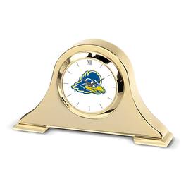 Jardine - Delaware Fightin' Blue Hens Team Logo Napoleon Desk Clock - Gold