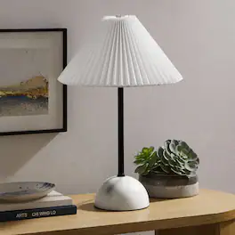 Illusion Marble Dome Table Lamp by Modway - Black