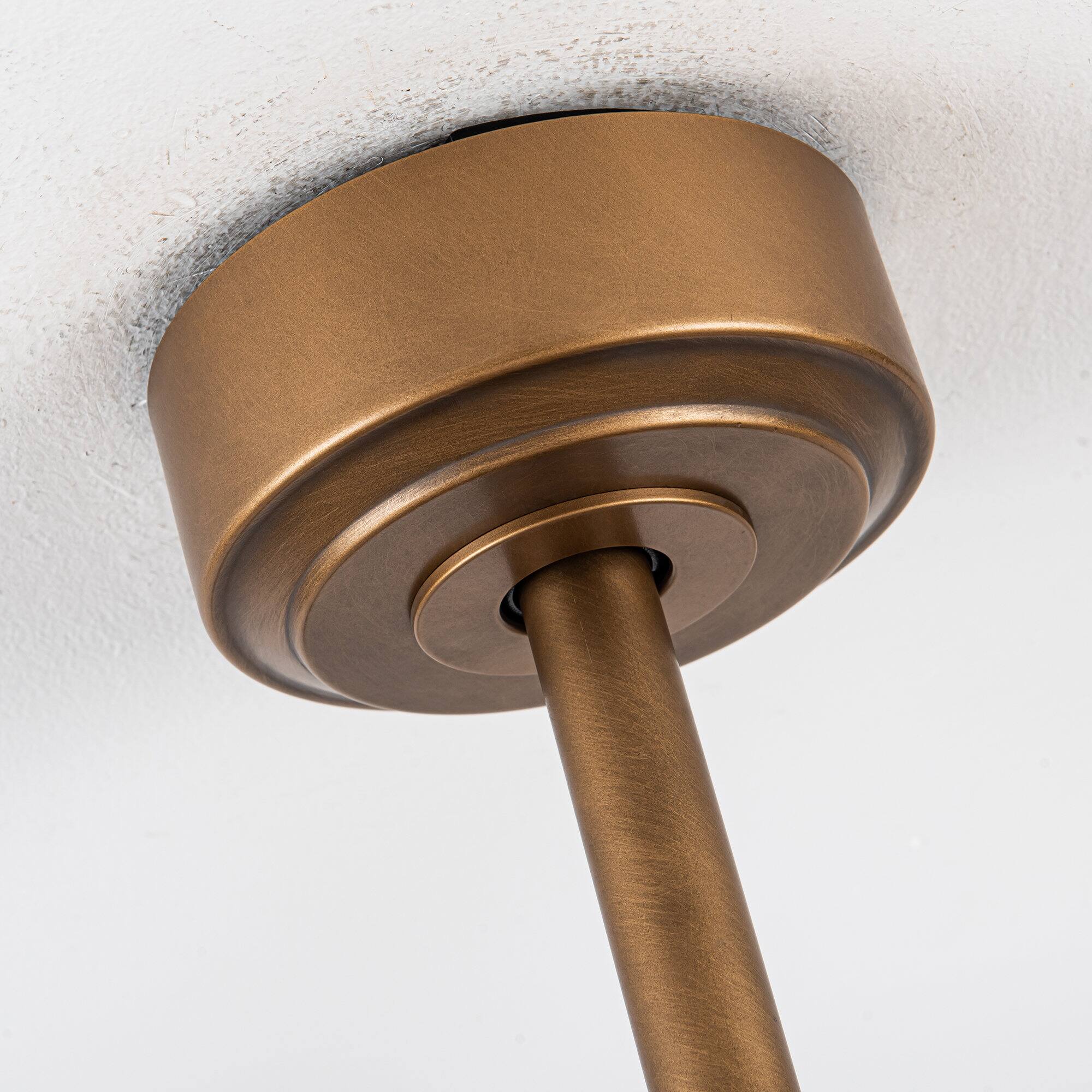 Alt View 8. Parrot Uncle - 65" Indoor Ceiling Fan with Remote and Reversible DC Motor - Antique Gold.