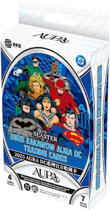 2025 Kakawow Aura DC Blaster Trading Card Box (7 Packs)