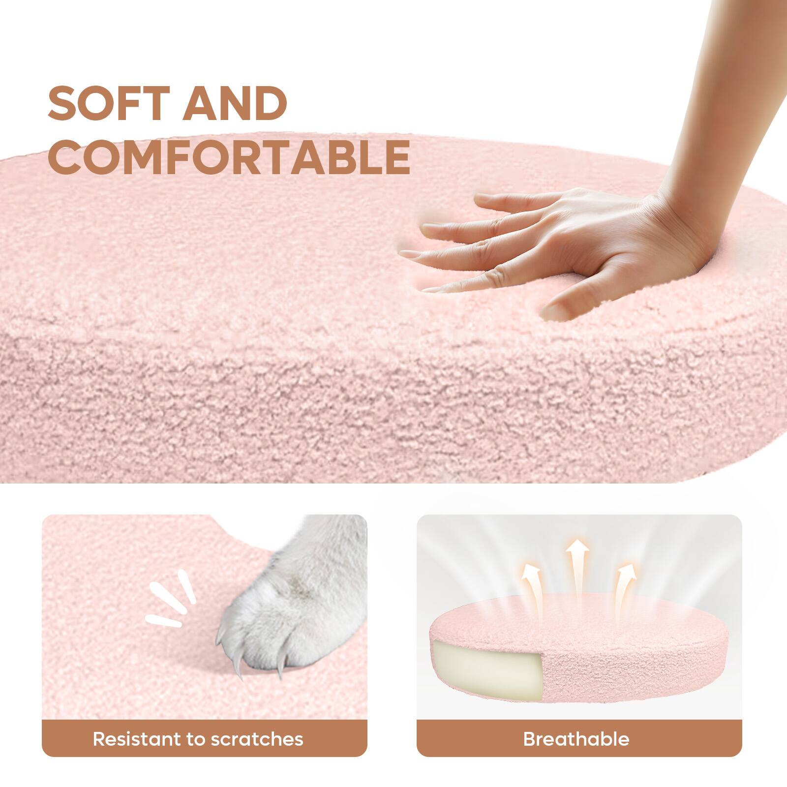 SOFT AND COMFORTABLE  
Resistant to scratches  
Breathable