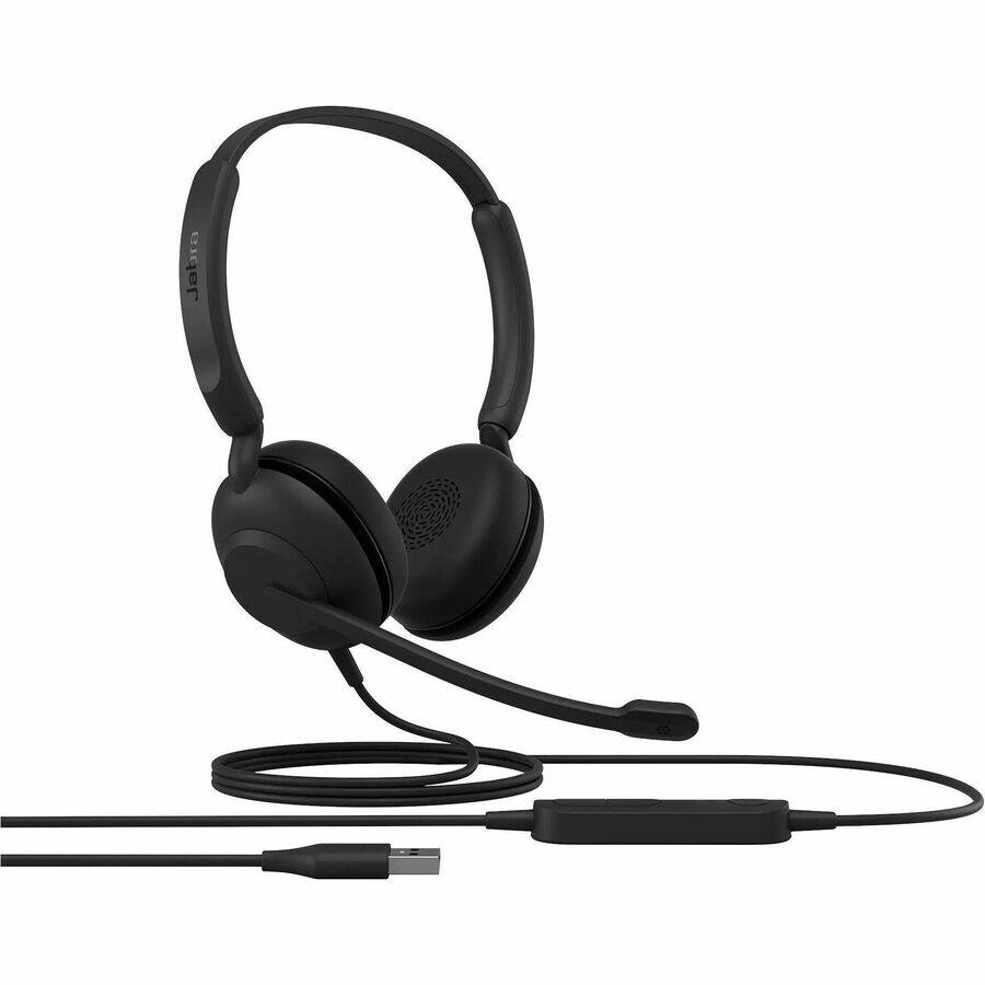 Alt View 1. Jabra - Jabra Evolve 10 Headset - Stereo - USB Type A - Wired - 20 Hz to 20 kHz - Over-the-head, On-ear - Binaural - Supra-aural - Black.