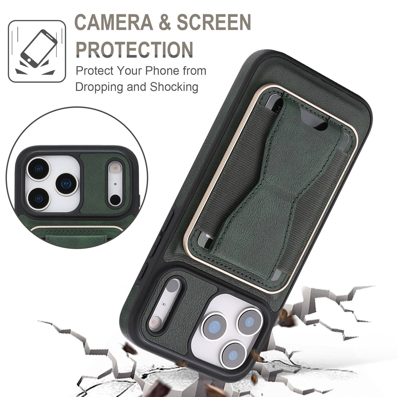 CAMERA & SCREEN PROTECTION  
Protect Your Phone from Dropping and Shocking