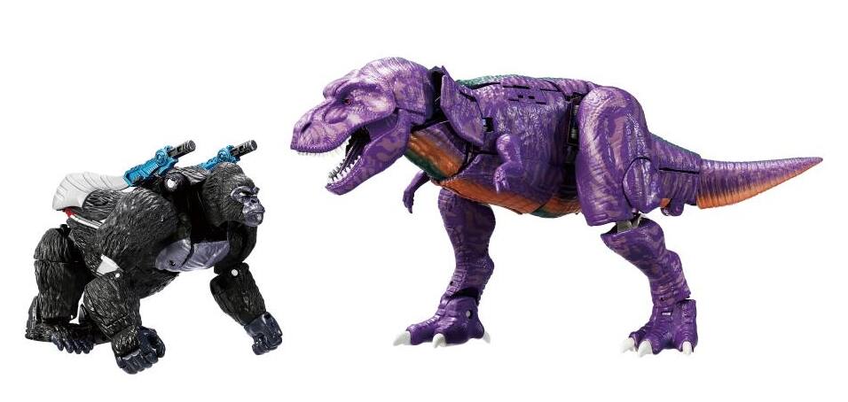 Alt View 4. Transformers - BWVS-01 Optimus Primal vs Megatron Set of 2 Premium Finish | Transformers: Beast Wars.